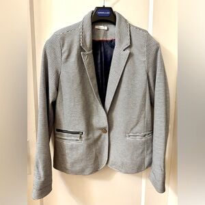 REITMAN’S BLUE & WHITE LINED STRIPED BLAZER SIZE 11